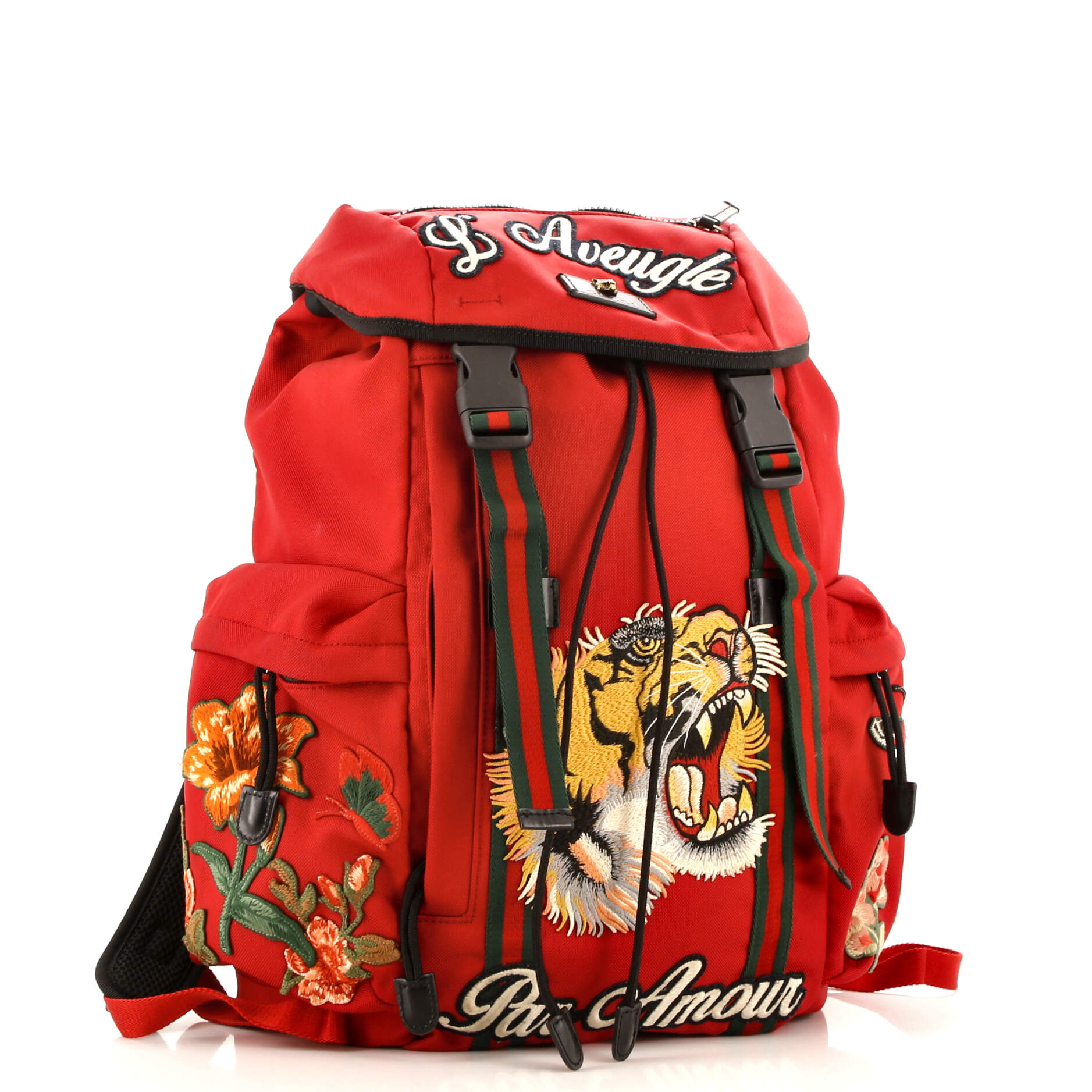 Techpack Backpack Embroidered Techno Canvas