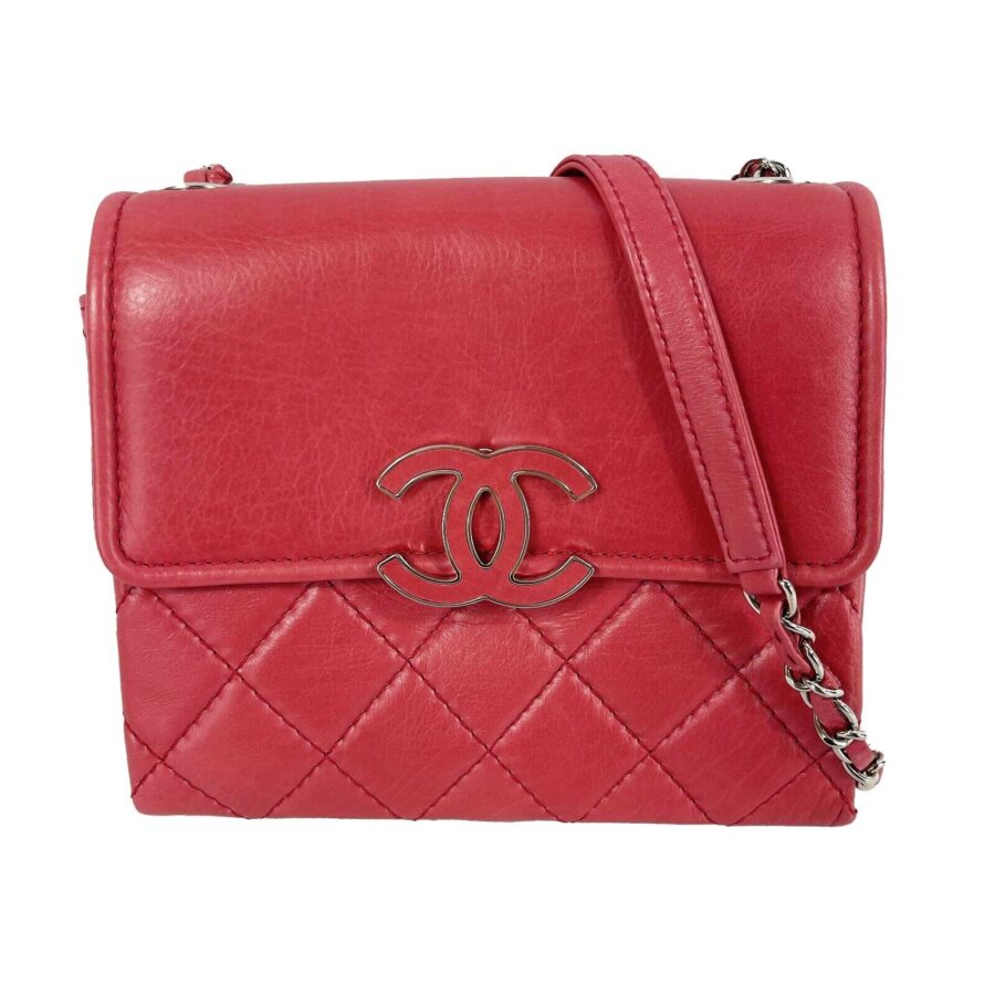 Chanel Mini Lambskin Pink Crossbody Bag | Studio Nafay