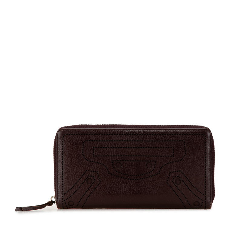 Balenciaga Leather Classic Continental Wallet | Studio Nafay