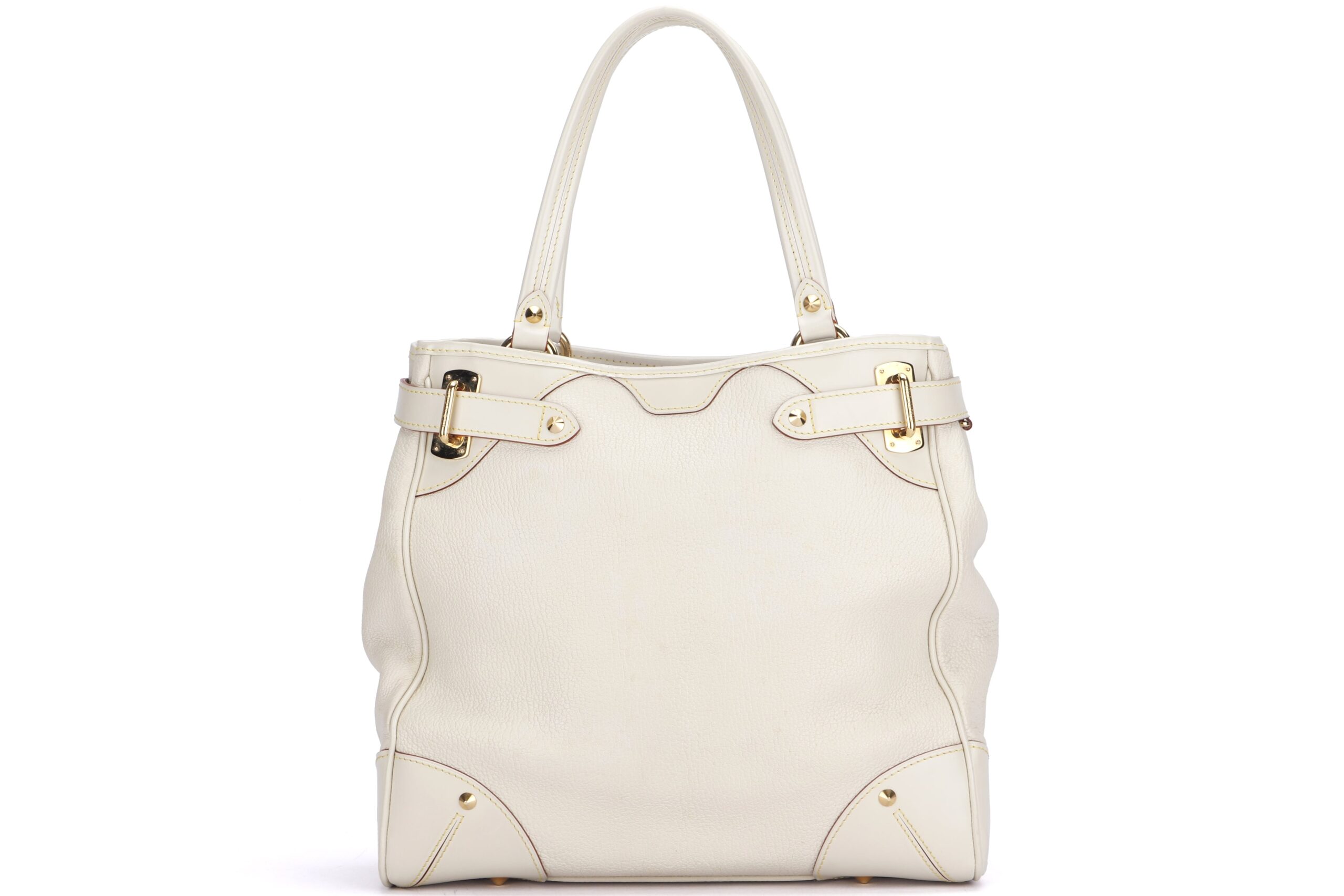 LOUIS VUITTON LE MAJESTUEUX BLANC COLOR SUHALI LEATHER ( ), WITH DUST COVER Handbag