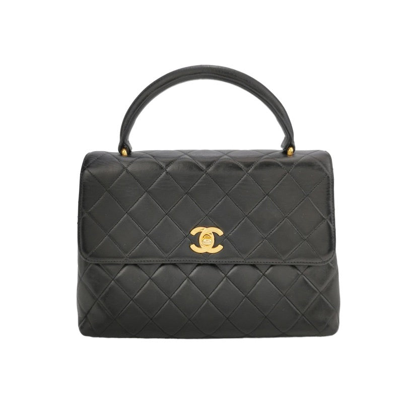 Chanel Kelly Leather Lambskin Black Shoulder Bag | Studio Nafay