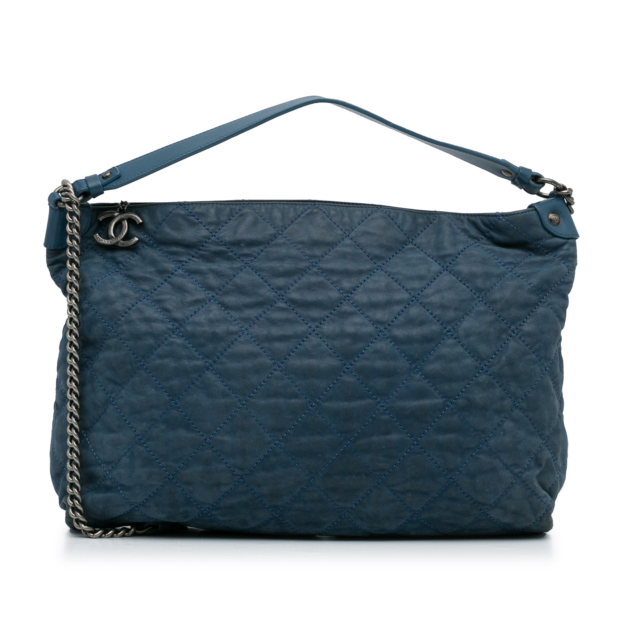 Blue Chanel French Riviera Satchel