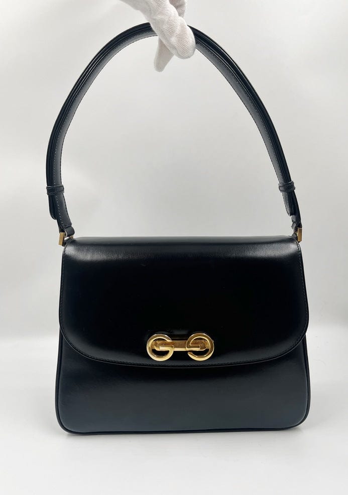 Stunning Gucci Box Bag – Black Leather