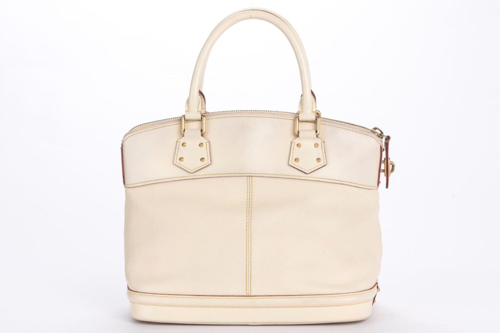 Louis Vuitton Lockit Suhaili ( ), Leather, Beige Color, PM Size, with Gold Hardware, Lock & Keys, no Dust Cover Handbag - Product Image 2