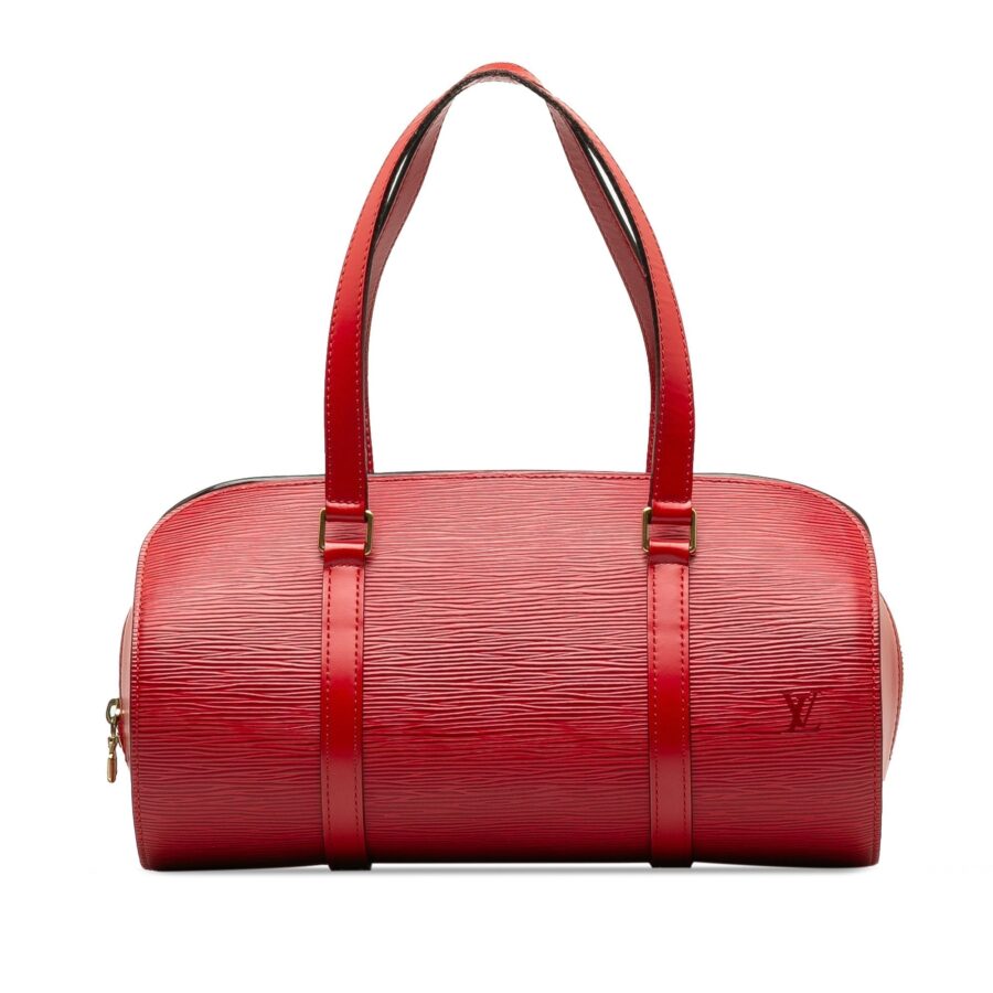 Red Louis Vuitton Epi Soufflot Handbag | Studio Nafay