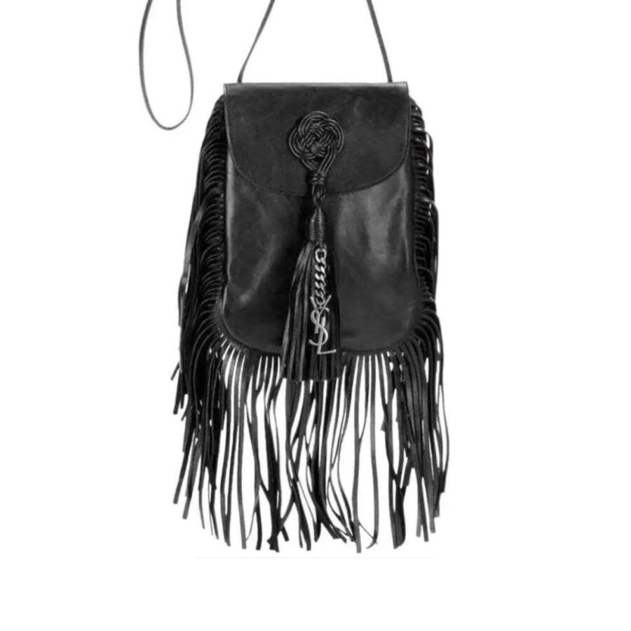 Anita Fringe Leather Crossbody Bag | Studio Nafay