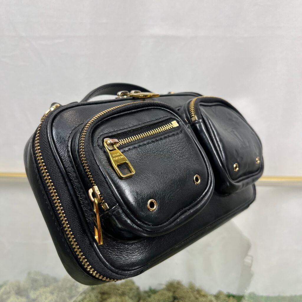 LOUIS VUITTON Monogram Embossed Utility Black Crossbody - Product Image 2