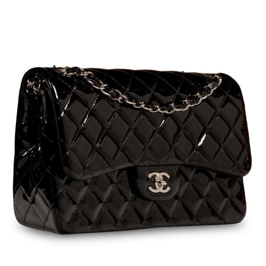 Classic Flap Bag - Jumbo - Patent | Studio Nafay