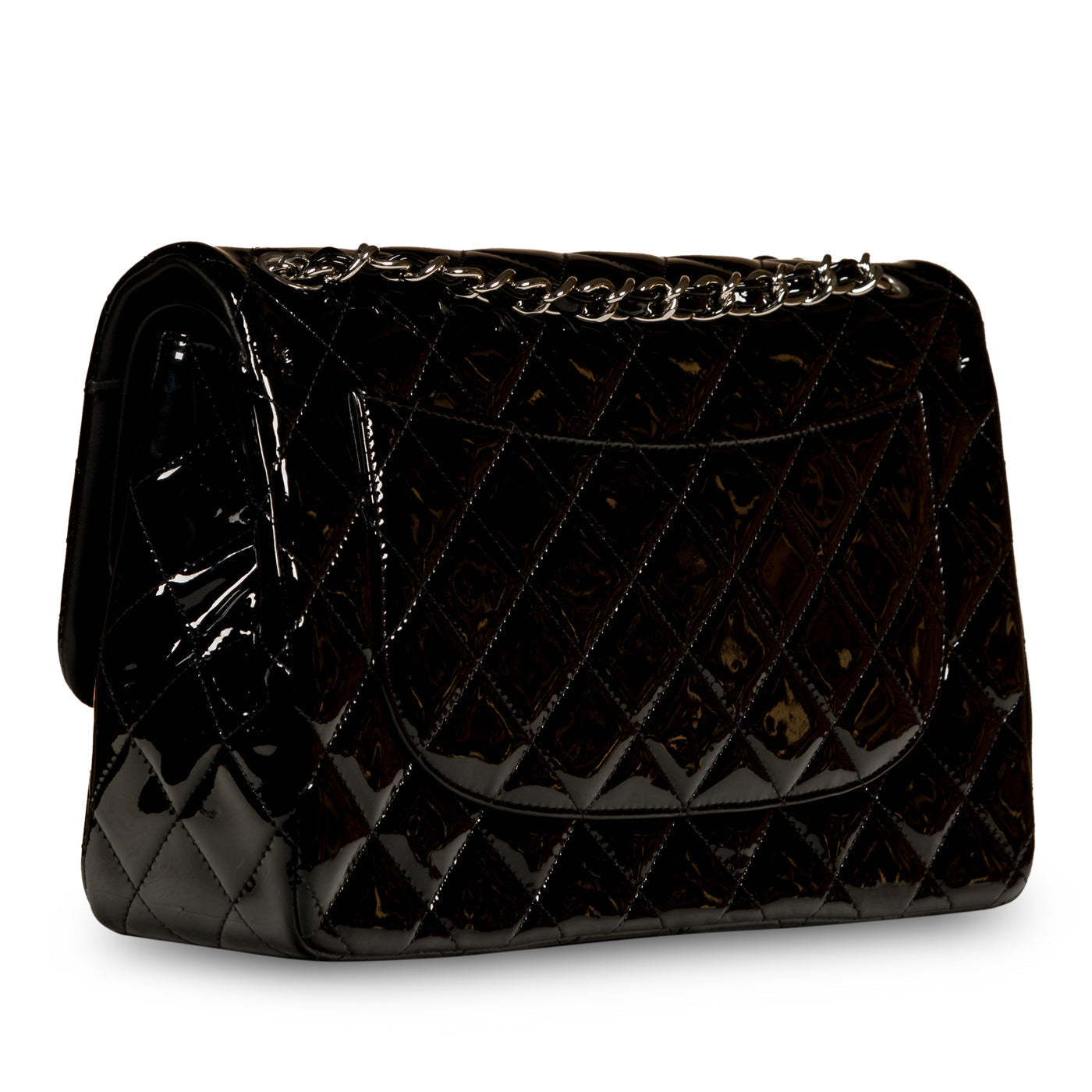 Classic Flap Bag – Jumbo – Patent