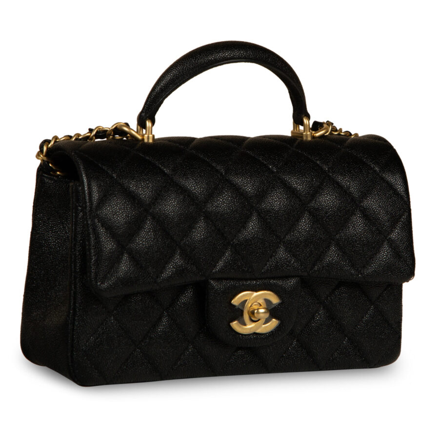 Classic Flap Bag - Mini Rectangular Top Handle | Studio Nafay