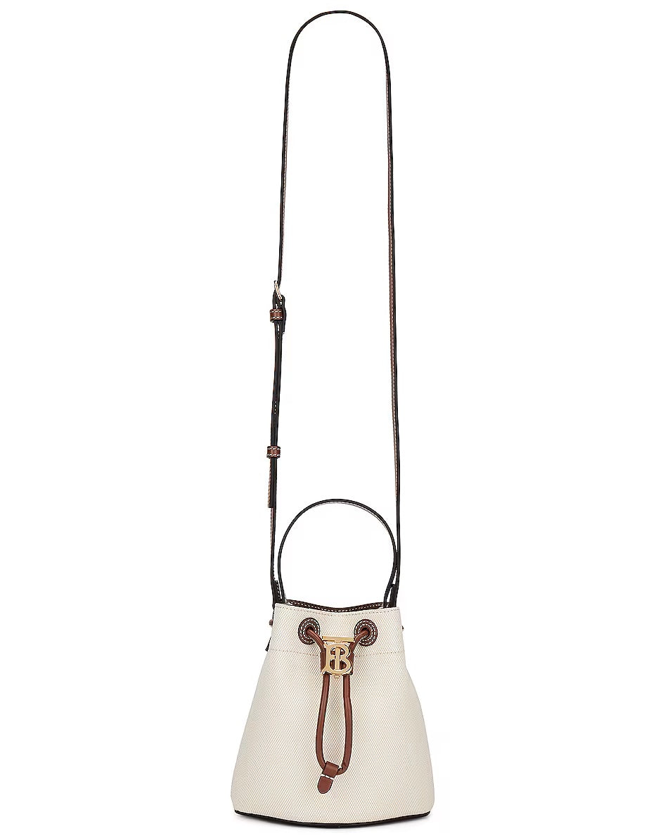 BURBERRY TB DRAWSTRING MINI BUCKET BAG - Product Image 2