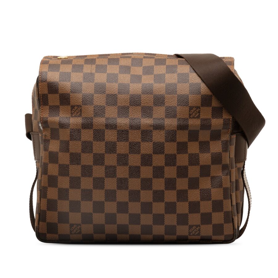 Brown Louis Vuitton Damier Ebene Naviglio Crossbody Bag | Studio Nafay