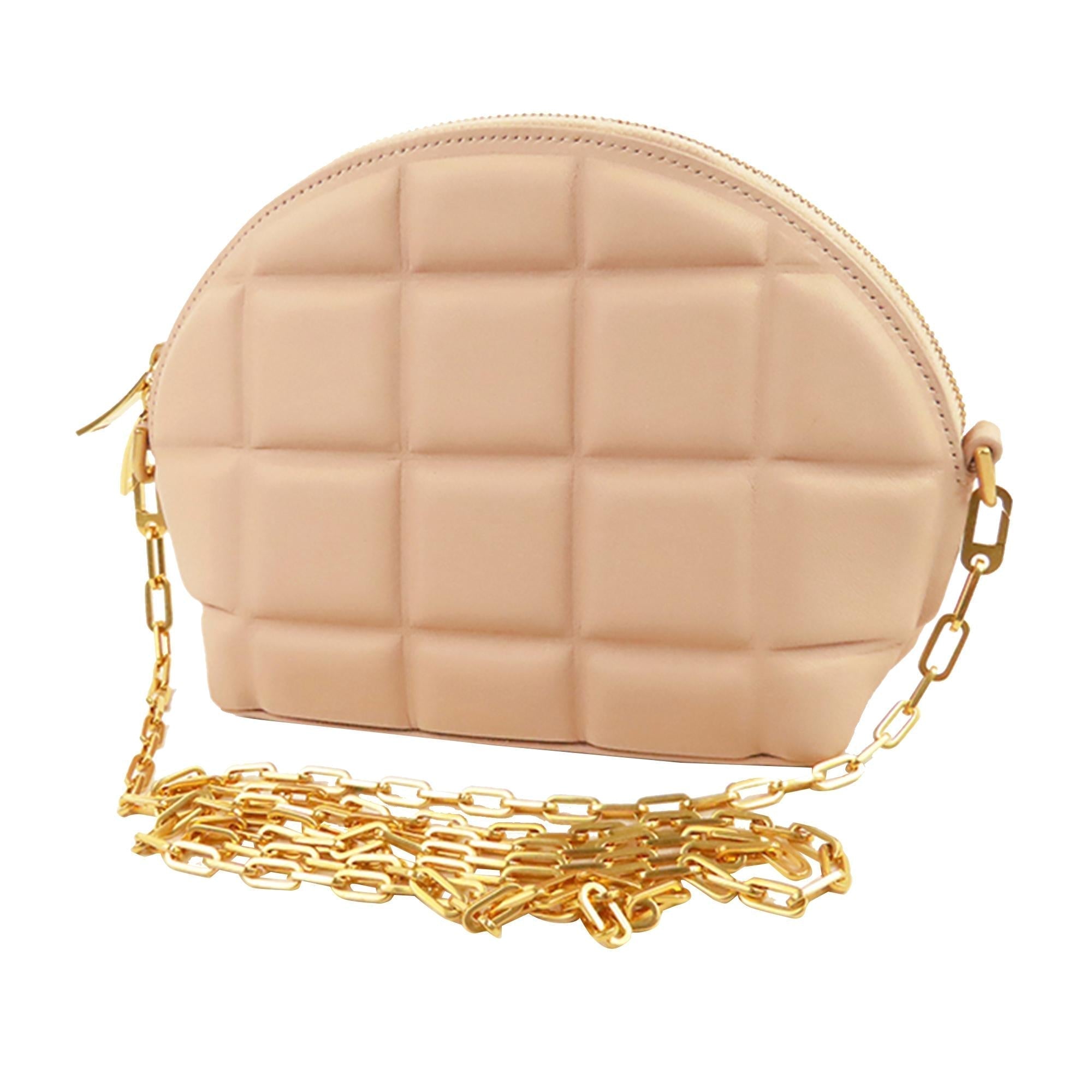 Bottega Veneta Half Moon Leather Crossbody Bag