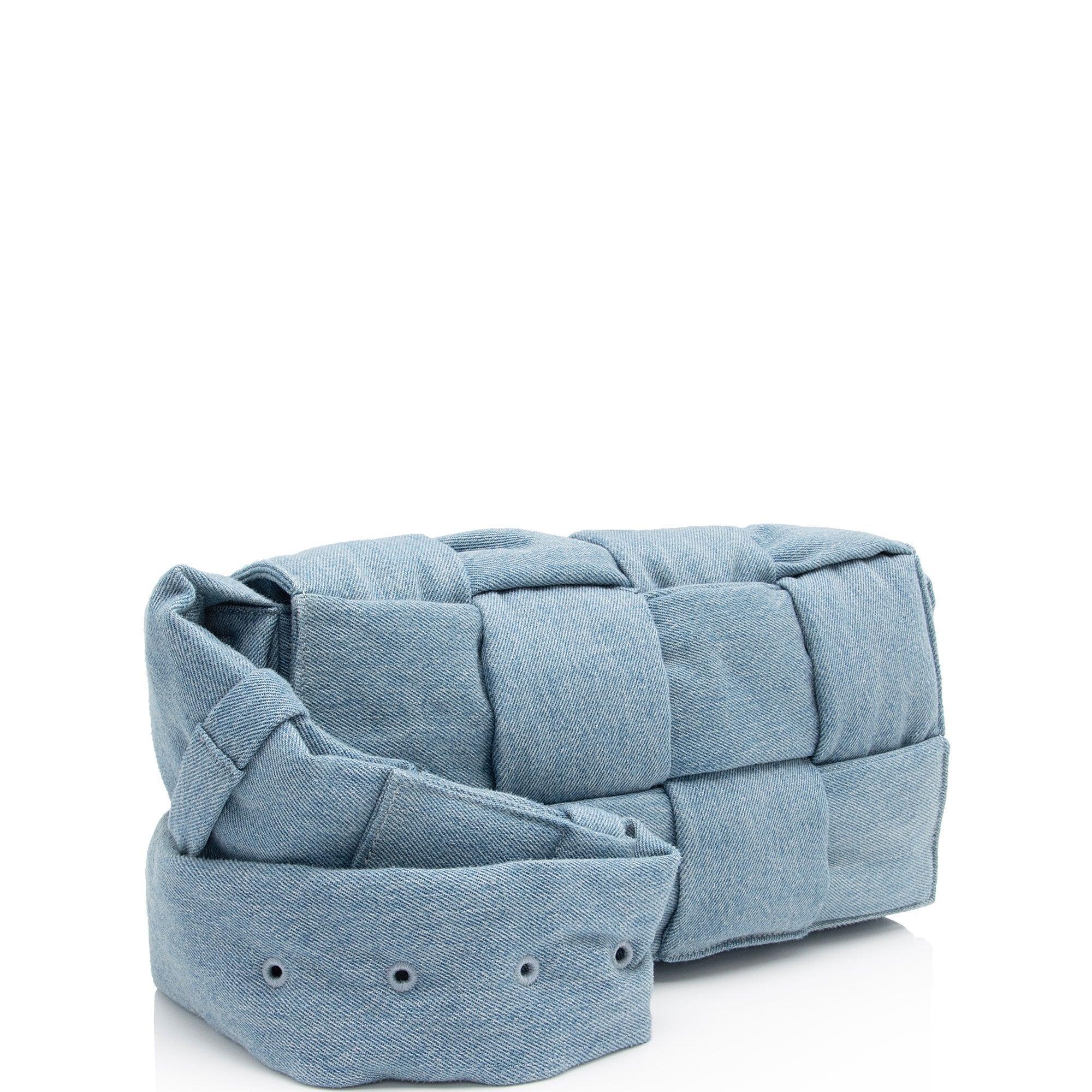 Bottega Veneta Padded Denim Cassette Shoulder Bag