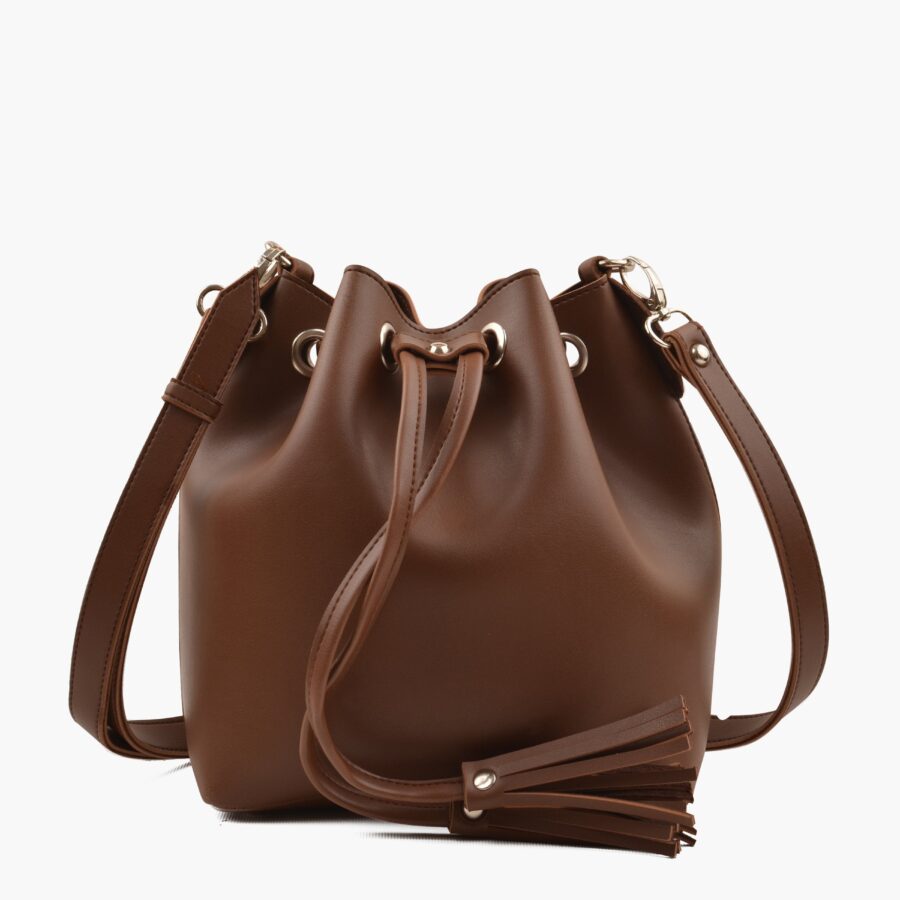 Horse brown bucket bag | Studio Nafay