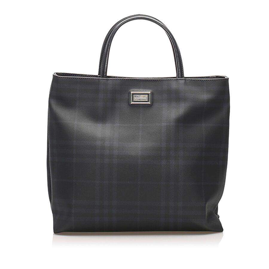 Burberry Smoke Check PVC Handbag | Studio Nafay