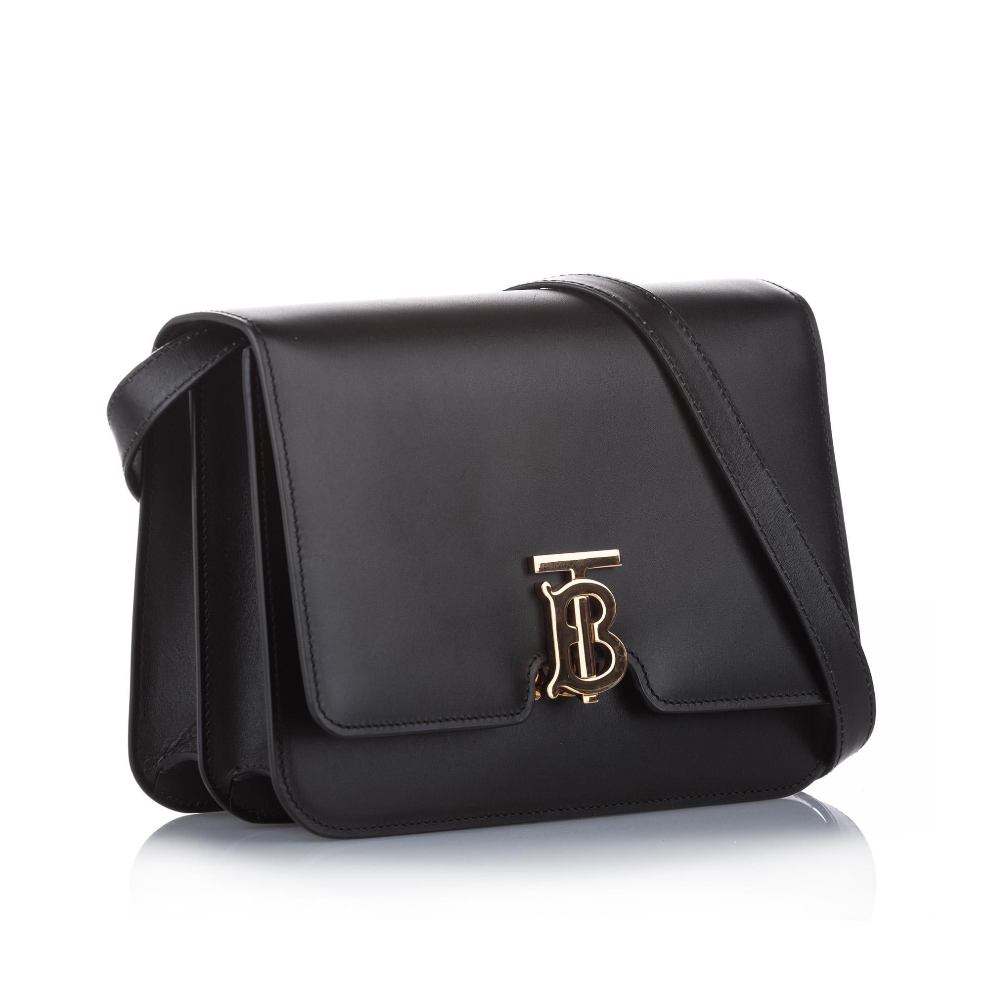 Burberry TB Leather Crossbody Bag