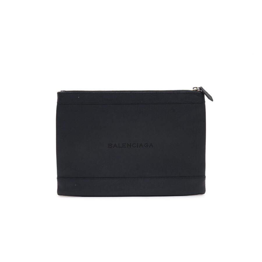 Balenciaga Unisex Black Clutch | Studio Nafay