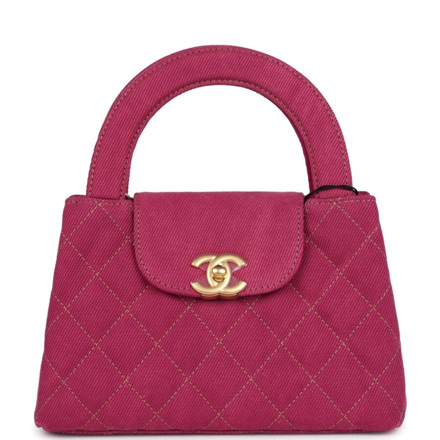 Chanel Small Kelly Shopper Pink Washed Brushed Gold Hardware Handbag | Studio Nafay