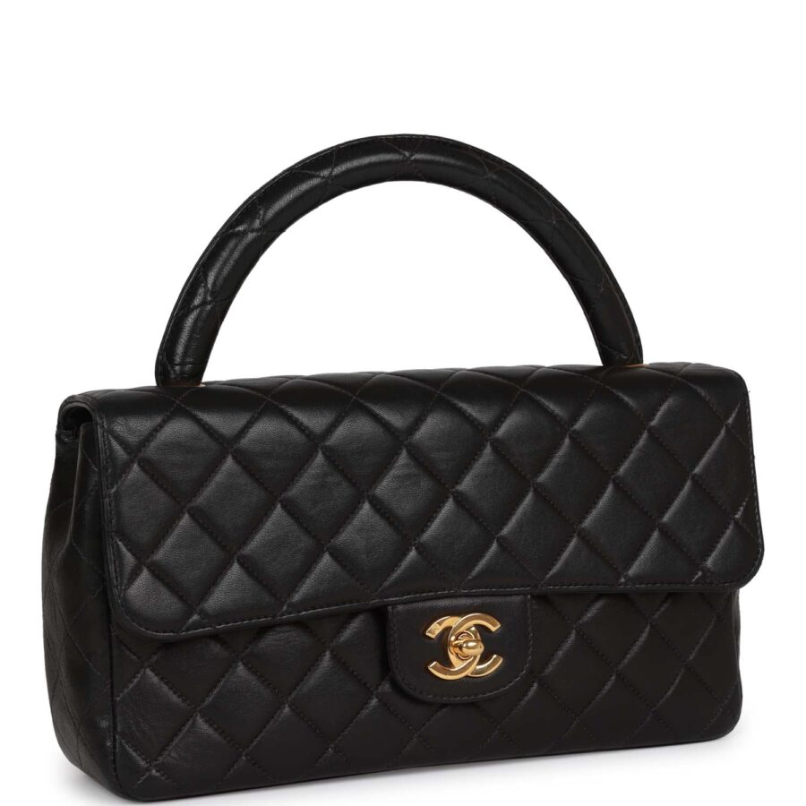 Chanel Kelly Lambskin Black Shoulder Bag | Studio Nafay