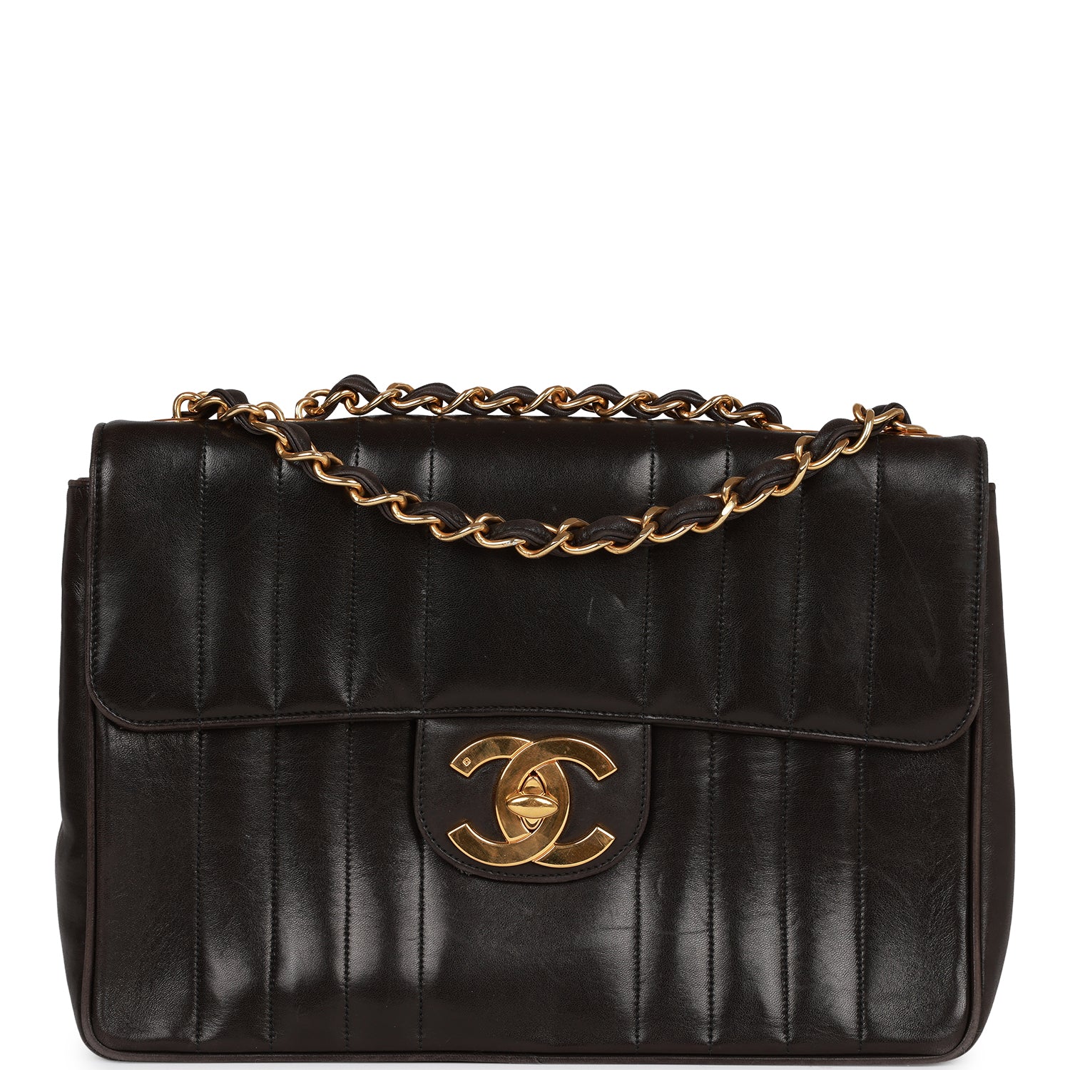 Chanel Flap Lambskin Black Crossbody Bag