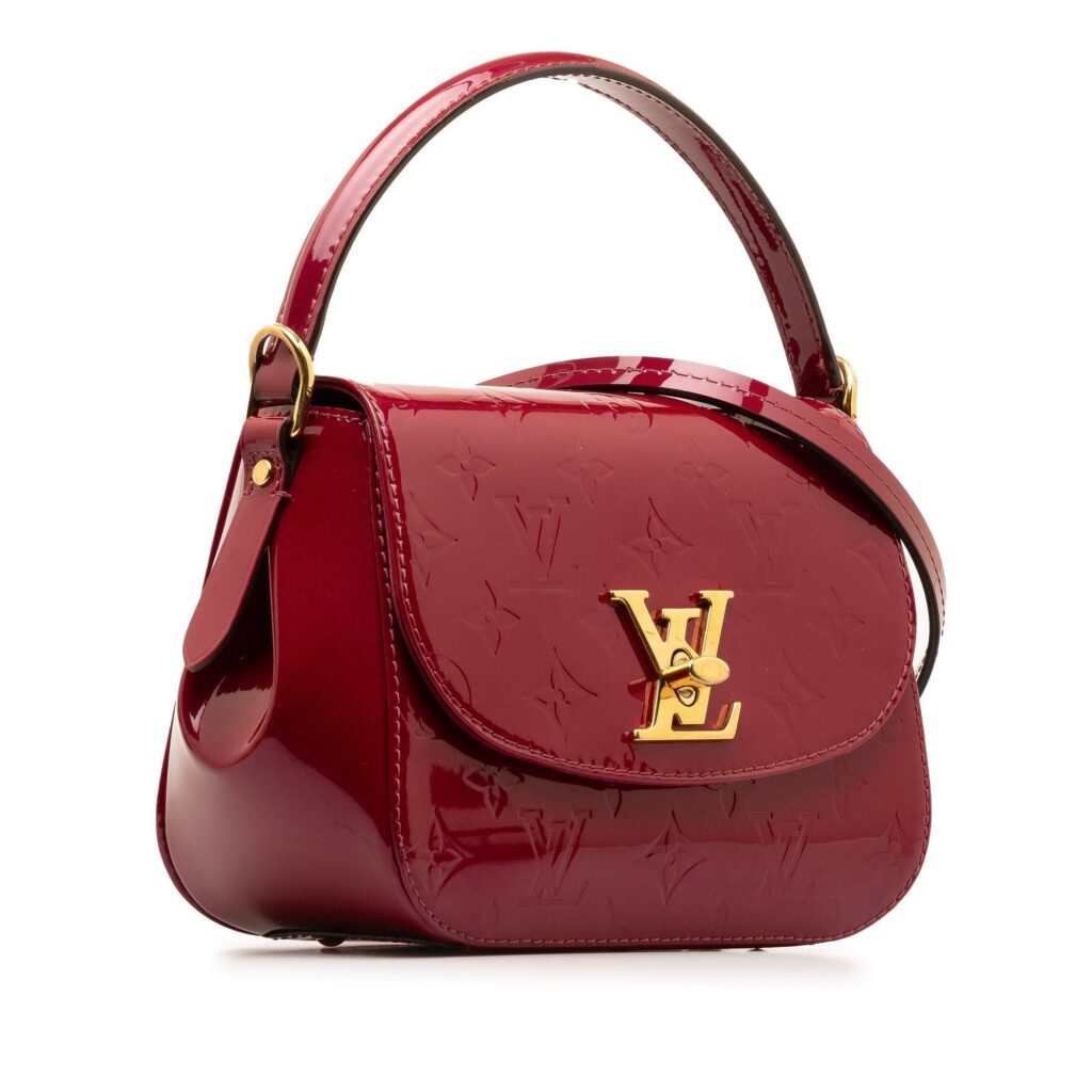 Red Louis Vuitton Monogram Vernis Pasadena Satchel - Product Image 2