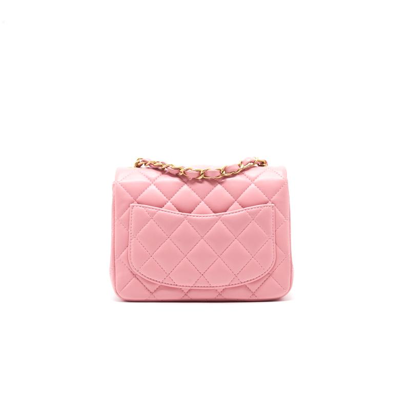 Chanel Lambskin Mini Square Flap Bag