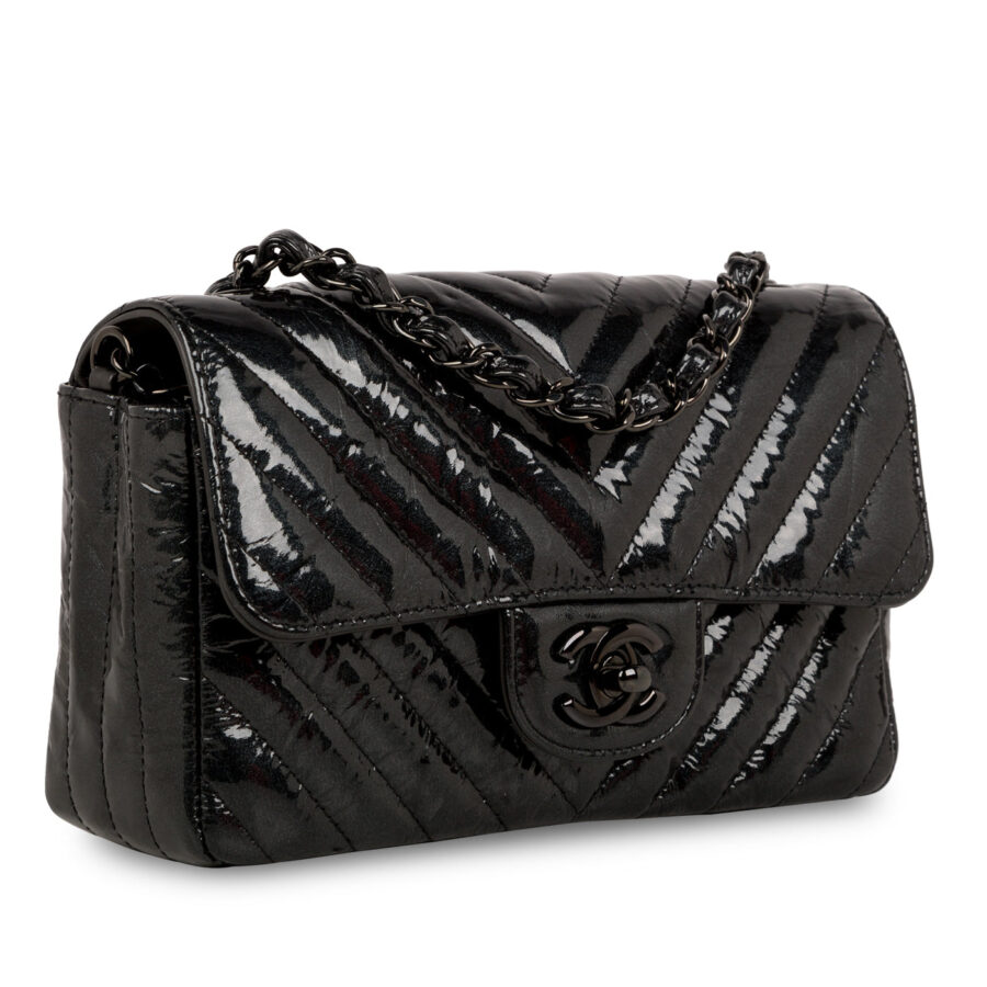 Classic Flap Bag - Mini Rectangular - So Black | Studio Nafay