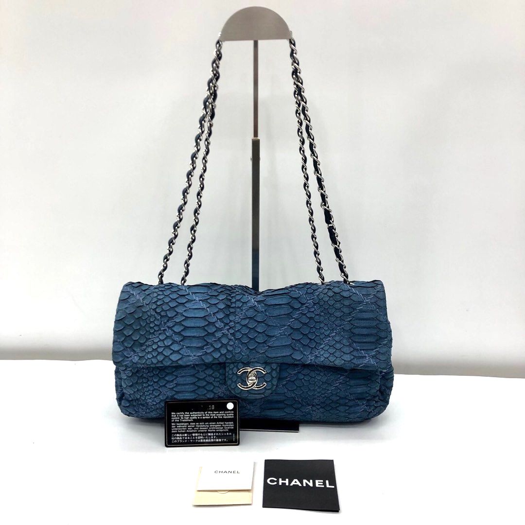 CHANEL ULTRA STITCH PYTHON FLAP SHOULDER BAG-HS - Product Image 2