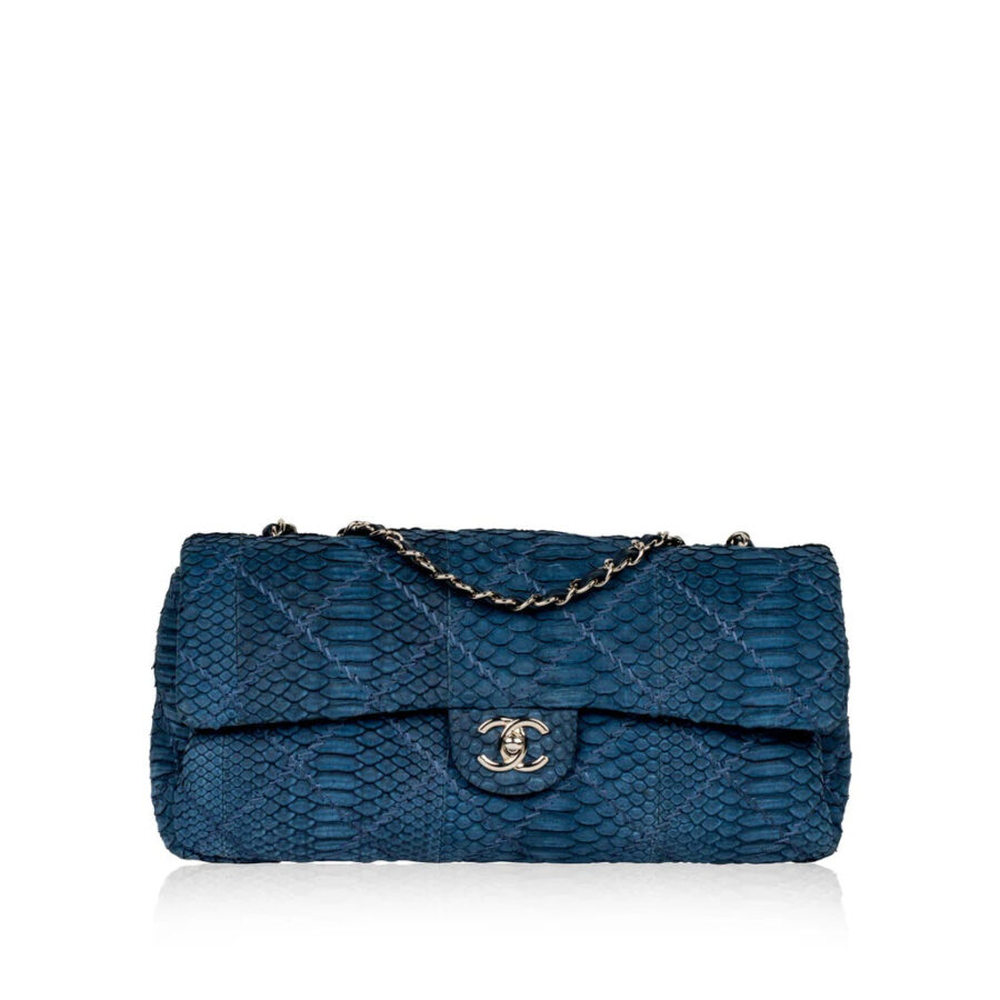 CHANEL ULTRA STITCH PYTHON FLAP SHOULDER BAG-HS | Studio Nafay