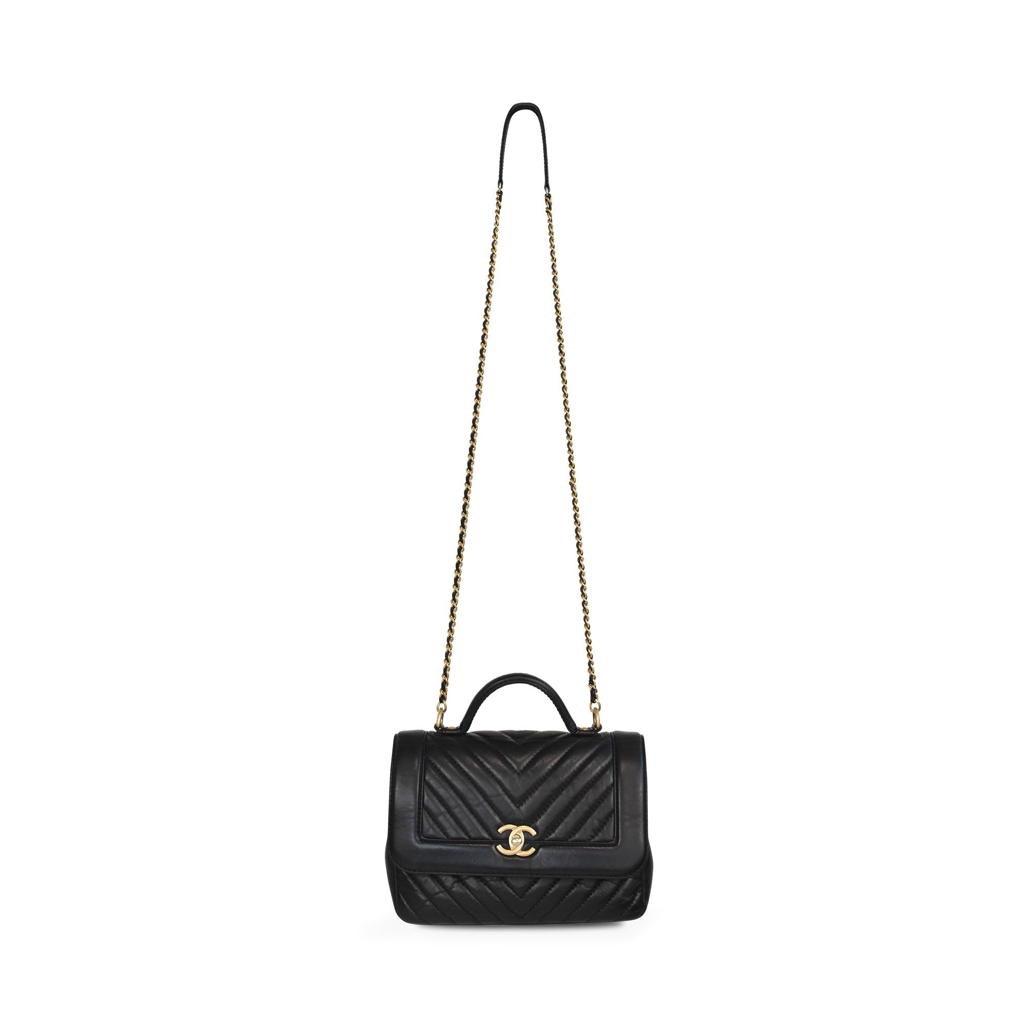 Chanel ‘Chevron Top Handle’ Flap Bag