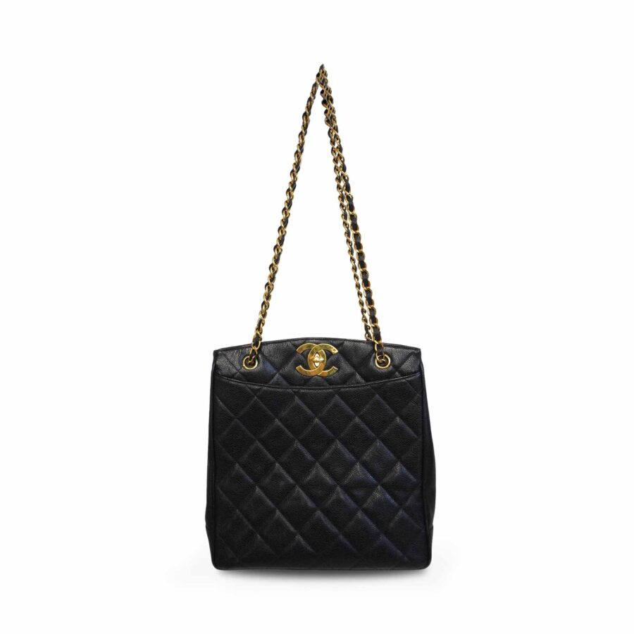 Chanel Quilted Caviar Tote Bag | Studio Nafay