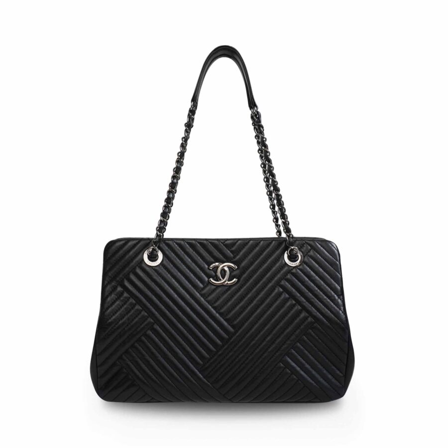 Chanel 'CC Crossing' Shopping Tote Bag | Studio Nafay