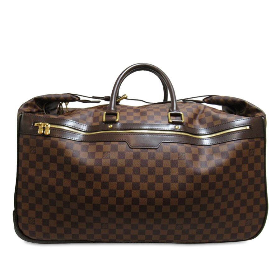 Brown Louis Vuitton Damier Ebene Eole 60 Travel Bag | Studio Nafay