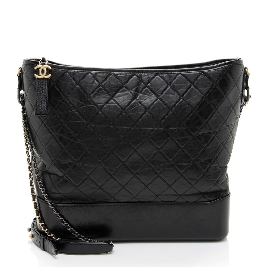 Chanel Aged Calfskin Gabrielle Maxi Hobo Shoulder Bag | Studio Nafay