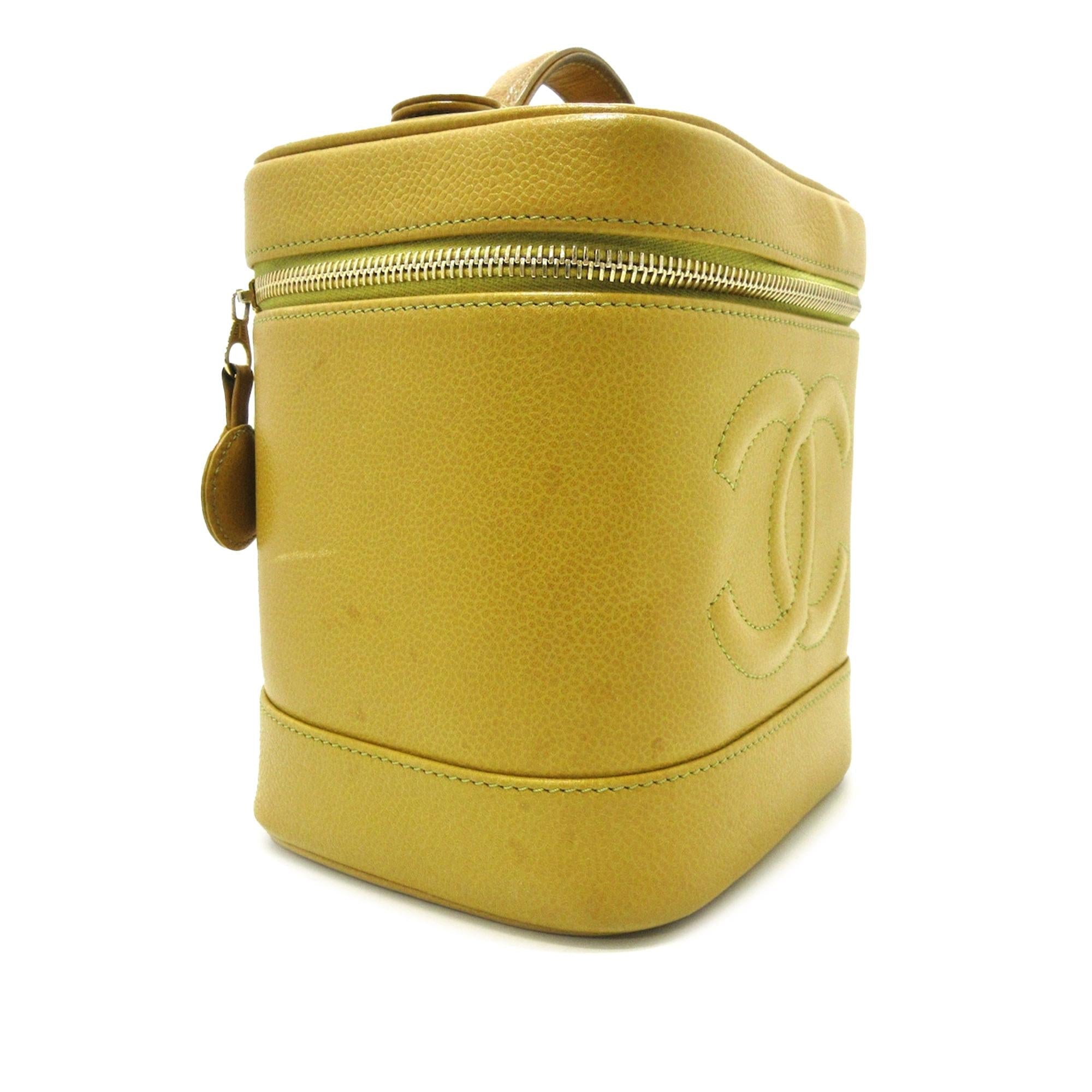 Chanel CC Caviar Vanity Case Handbag