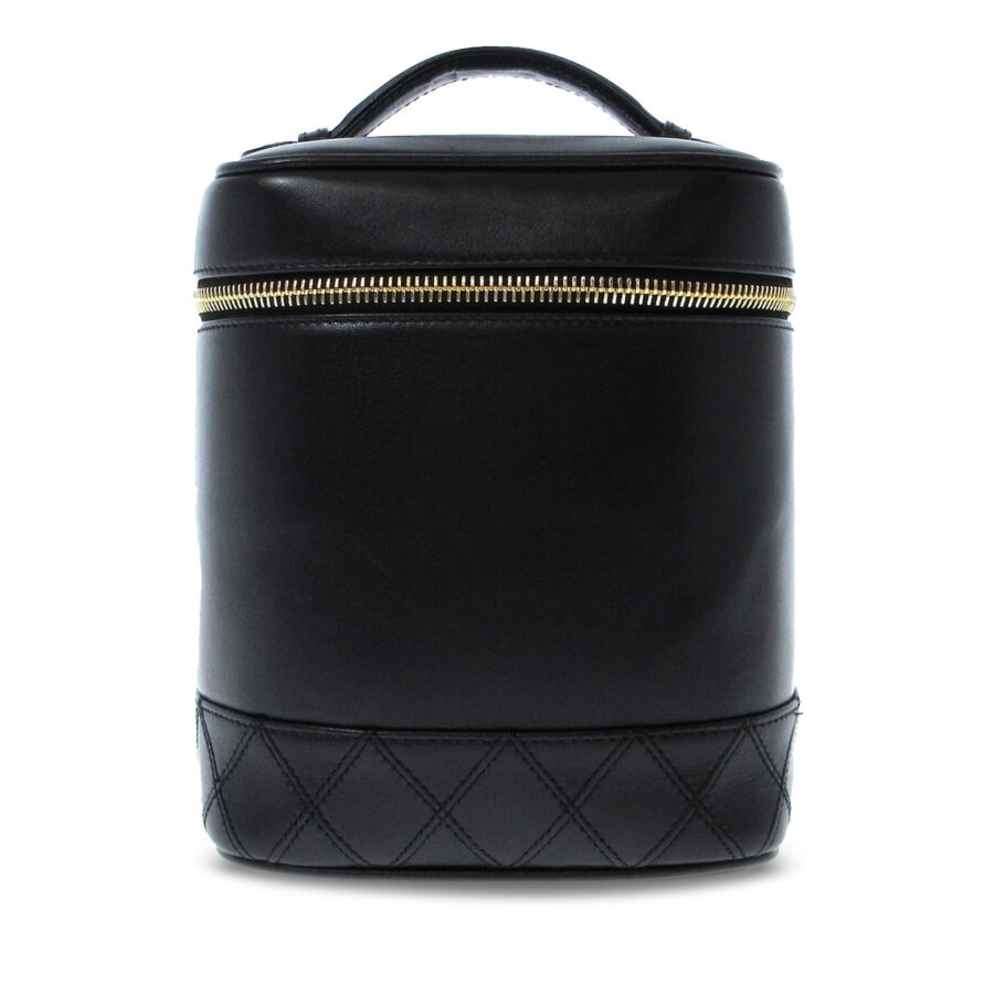 Chanel CC Lambskin Vanity Case Handbag | Studio Nafay