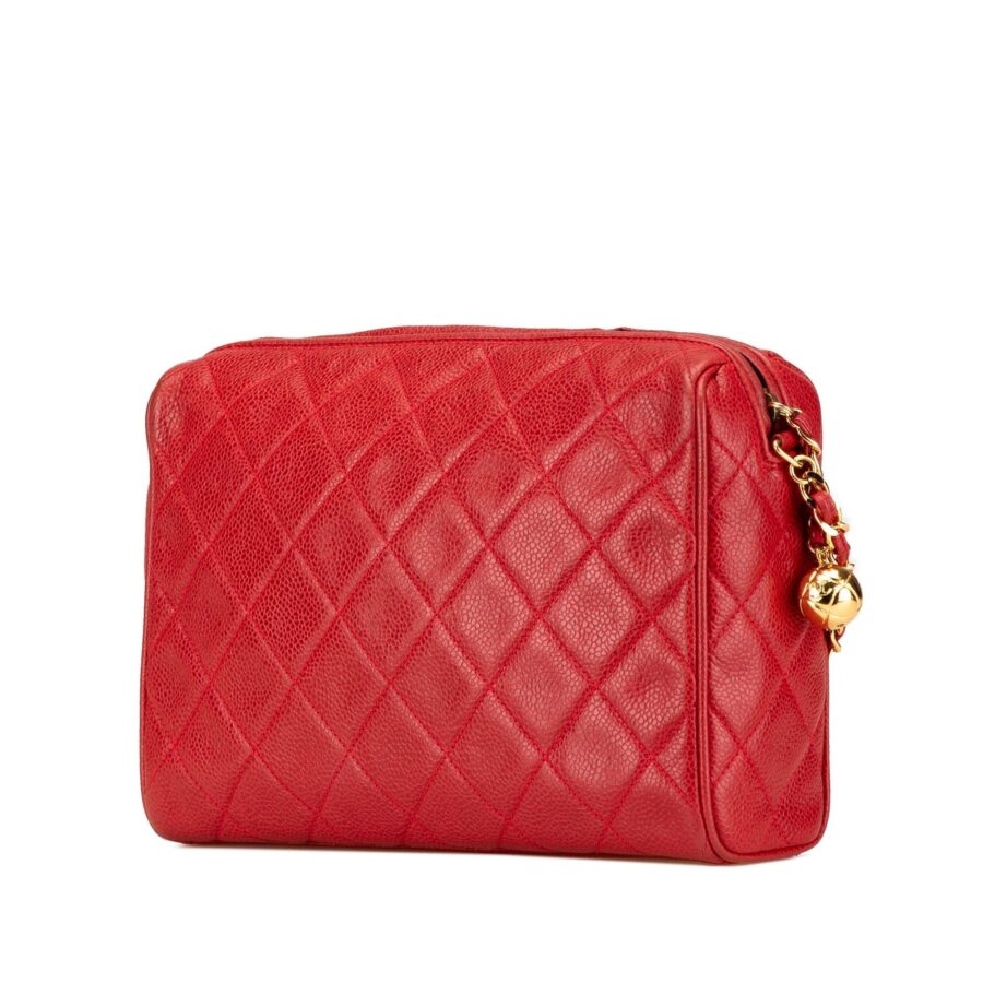 Chanel CC Quilted Caviar Chain Camera Bag | Studio Nafay