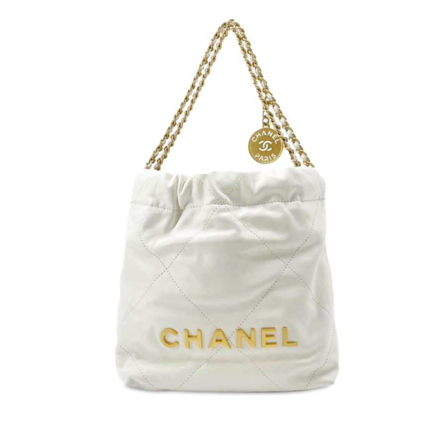 Chanel Calfskin Mini 22 Satchel Handbag | Studio Nafay