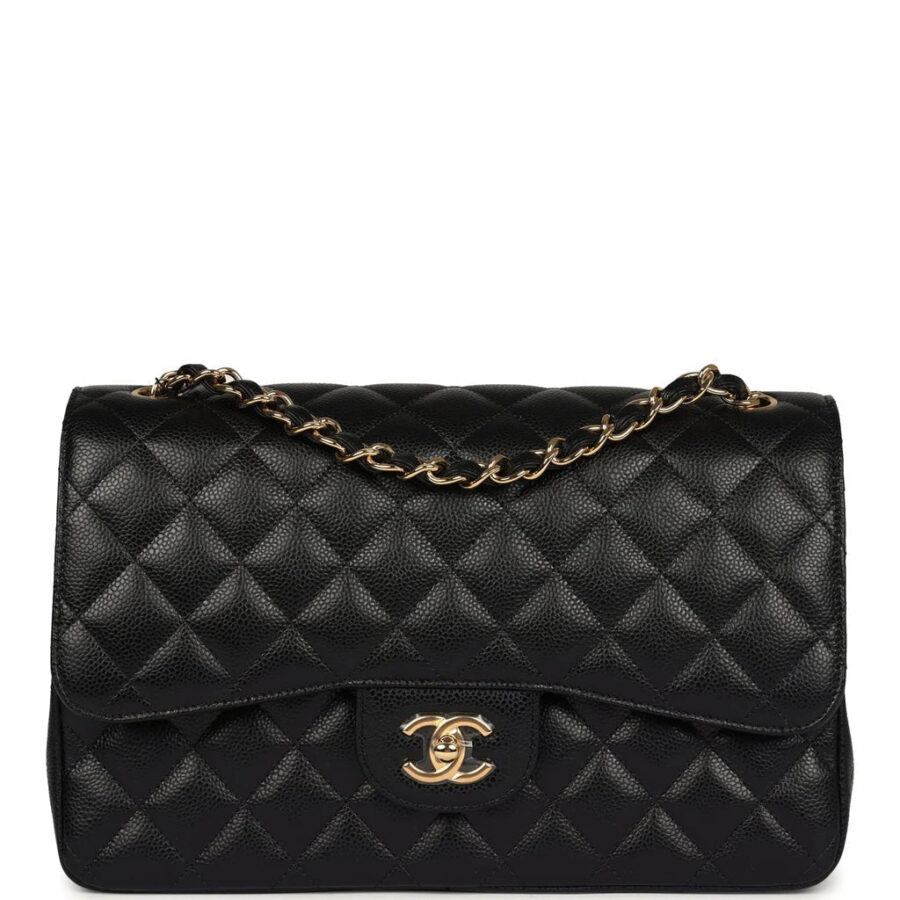 CHANEL CAVIAR QUILTED CLASSIC JUMBO DOUBLE FLAP BAG | Studio Nafay