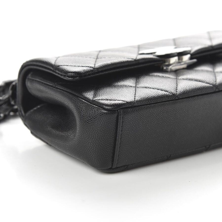 Chanel Flap Small Leather Black Crossbody Bag | Studio Nafay