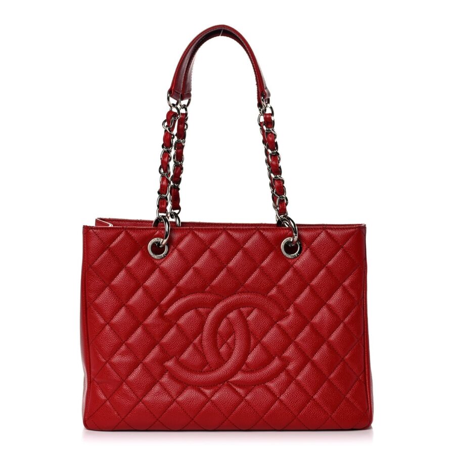 Chanel Leather Red Elegant Tote Bag 2 | Studio Nafay