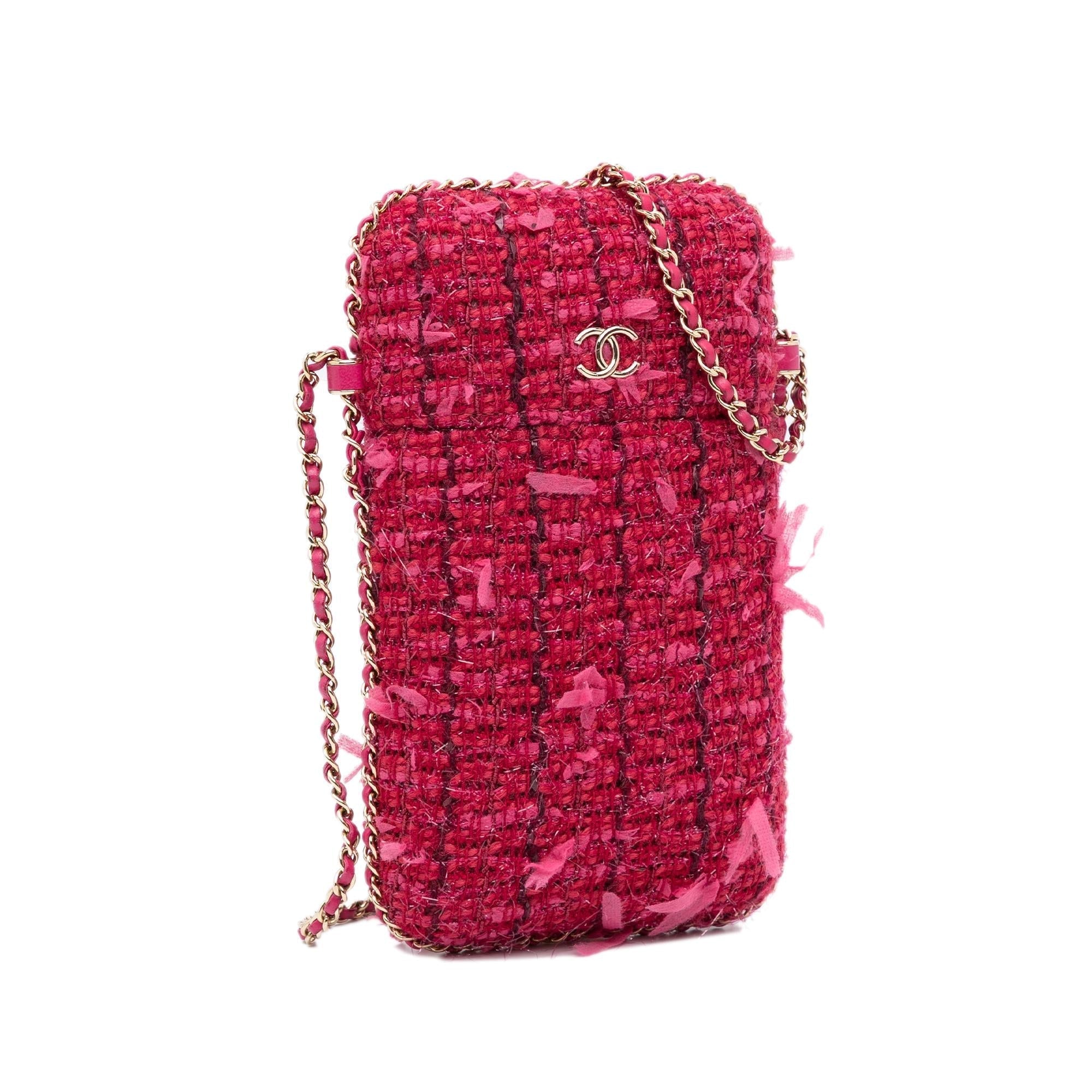 Chanel Chain Around Phone Holder Crossbody Bag
