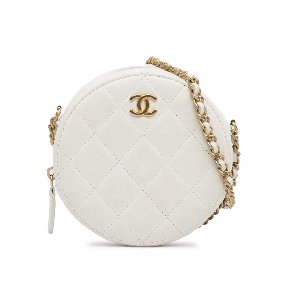 Chanel Classic Lambskin Round Crossbody | Studio Nafay