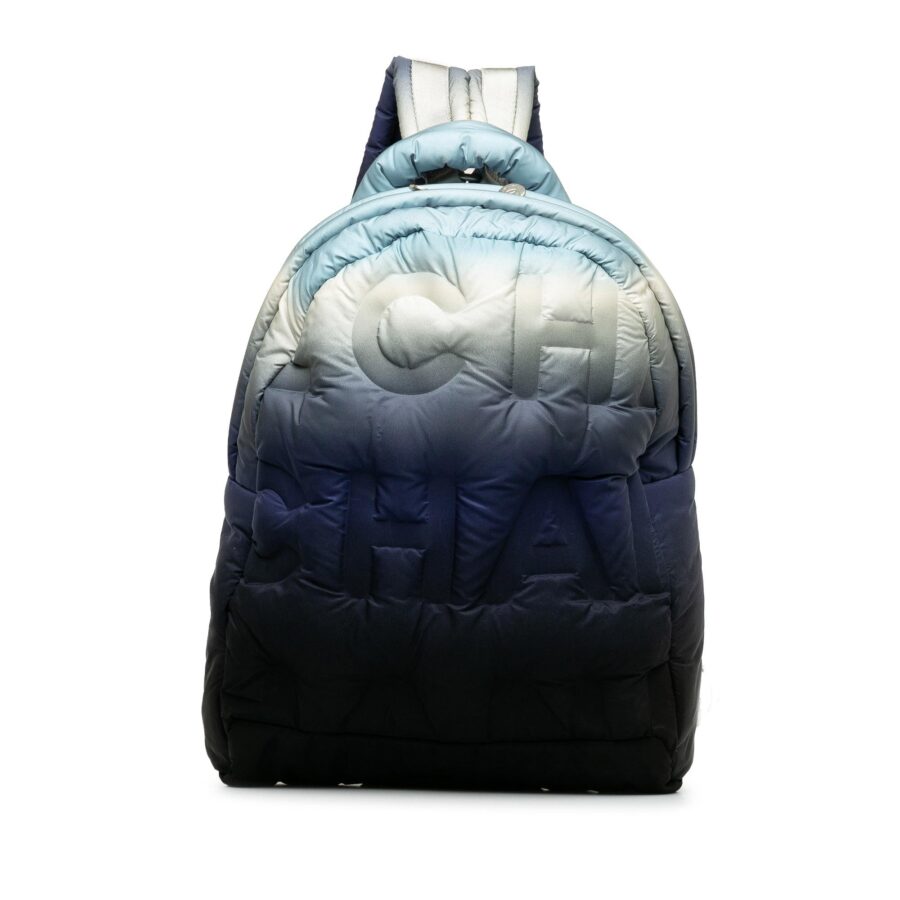Chanel Embossed Nylon Doudoune Backpack | Studio Nafay