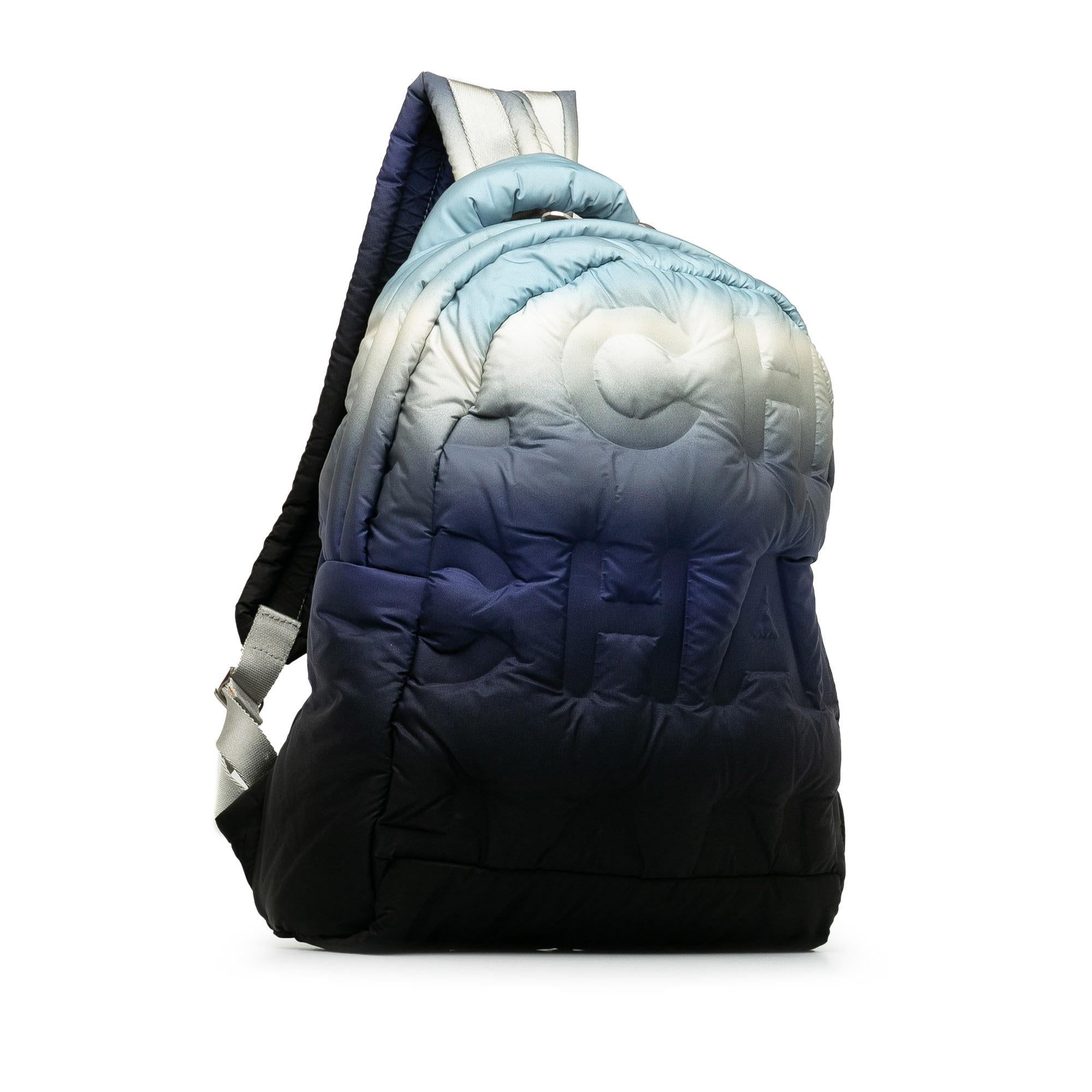 Chanel Embossed Nylon Doudoune Backpack