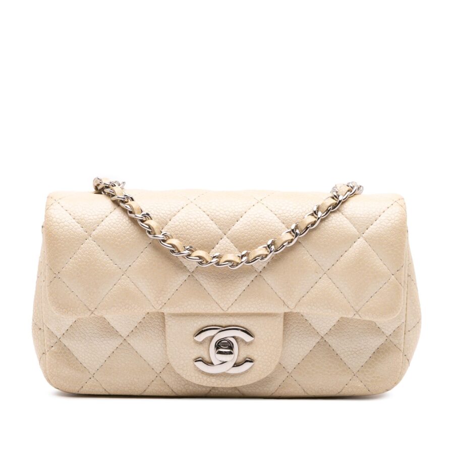 Chanel Extra Mini Rectangular Classic Caviar Single Flap | Studio Nafay