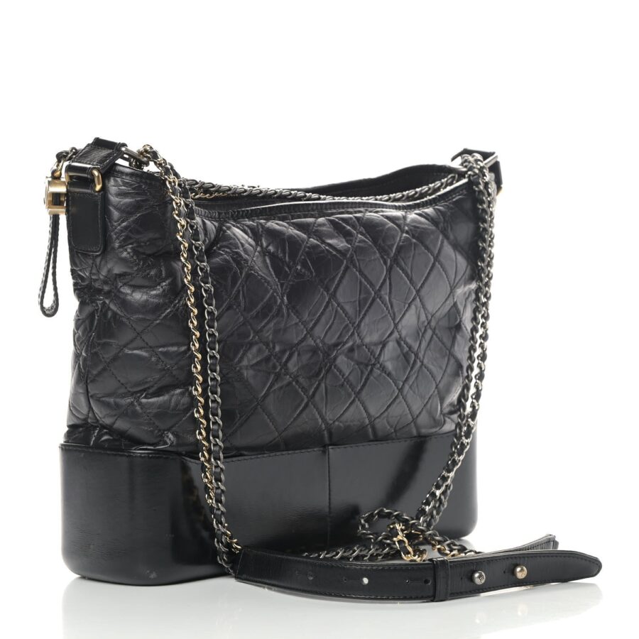Chanel Medium Leather Black Shoulder Bag 2 | Studio Nafay