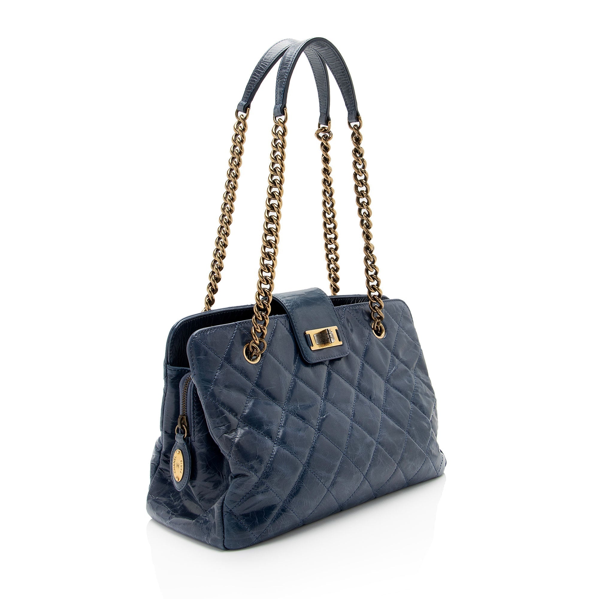 Chanel Glazed Calfskin Reissue Small Tote