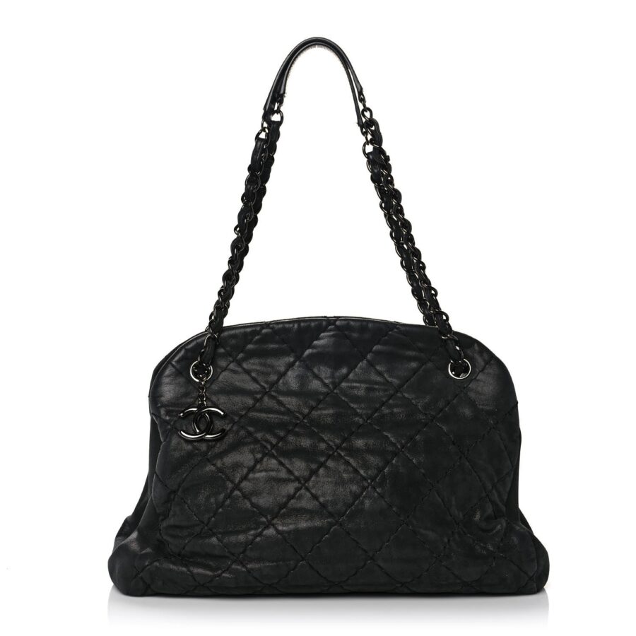 CHANEL IRIDESCENT CALFSKIN LEATHER LARGE JUST MADEMOISELLE BAG | Studio Nafay